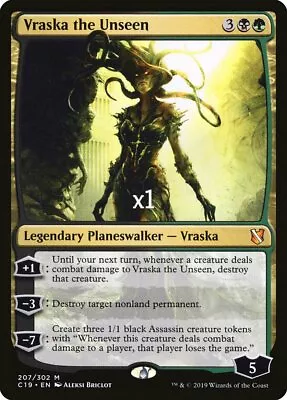 $3.25 • Buy MTG Commander 2019 C19 Vraska The Unseen MINT