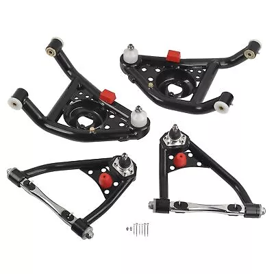 Front Upper & Lower Control Arm Black For 1968-74 Nova 73-74 Omega 71-74 Ventura • $232.97