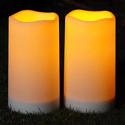 Solar Candles Outdoor Waterproof Rechargeable Candles Solar Powered Flameless  • $21.83