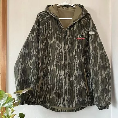 Mossy Oak EHG Elite Camo Wool Hunting Bottomland Hooded Jacket - Large L • $80