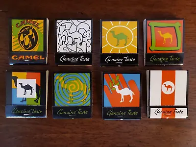 8 VINTAGE 1990's CAMEL CIGARETES TOBACCO MATCHBOOKS MATCHES FULL & UNUSED MINT • $8.99