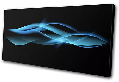 Abstract Smoke Colourful Vector  SINGLE CANVAS WALL ART Picture Print VA • $89.99