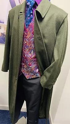 £149 • Buy Schneider’s Salzburg Covert Overcoat  UK XL 42 R Pristine Wool Alpaca