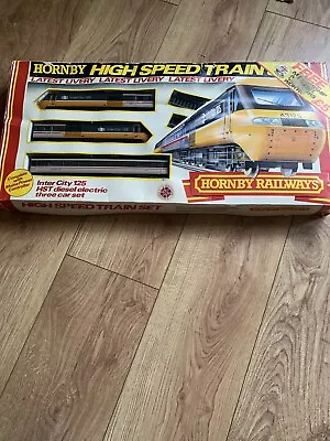 Hornby R556 Intercity 125 HST Train Set Boxed VGC • £70