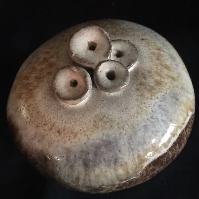 J.W.C. Biomorphic Studio Pottery Mid Century Modern Multi Hole Mushroom Design • $25