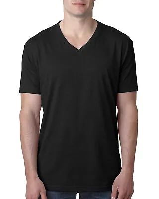 $13.75 • Buy Next Level Apparel Men's 4.3 Oz. CVC V-Neck Short Sleeves T-Shirt 6240 S-2XL