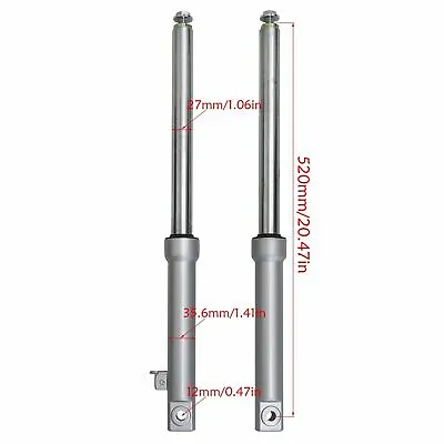 20.5 Inch Front Forks Suspension For Drum Brake Wheel Pit Dirt Trail Bike Pitro  • $89.29