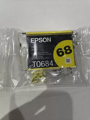 Epson 68 Yellow Ink Cartridges Genuine New No Box • $8.89