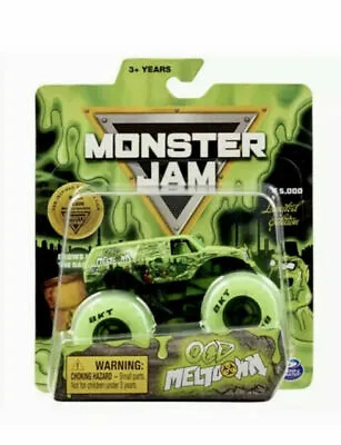 $15.95 • Buy 2021 Monster Jam Monster Truck OCD MELTDOWN LIMITED 1/5000 GLOW IN DARK TIRES