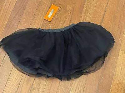 New Gymboree Girls Black Sparkle Tulle Tutu Skirt With Diaper Cover Size 2 2T • $25.50