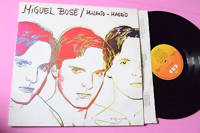 Miguel Bose LP Milano Madrid Italy Orig 1983 Andy Warhol Cover Art • $21.62