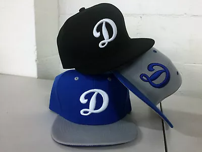 Los Angeles Dodgers Snap Back Cap Alternate Hat Embroidered LA Adjustable Men • $26.95