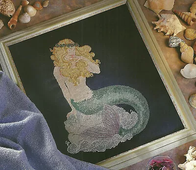 Mermaid Nautical Myth Cross Stitch Pattern Chart Pages From A Publication • $6.99