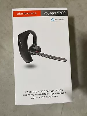 Poly Voyager 5200 Bluetooth Headset Single-Ear Earpiece Noise Canceling -Black • $30