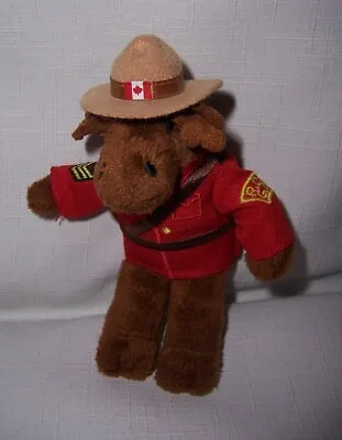 Royal Canadian Mounted Police Plush Moose RCMP On Coat Mountie Hat & Hook Clasp • $8