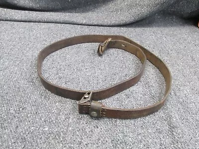 Original Wwii German 98k Mauser Rifle Leather Rifle Sling That Is Complete • $11.50