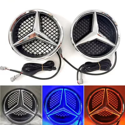 For Mercedes Modified Grille LED Light Emitting Emblem A B C E GLK ML Class • $37.58