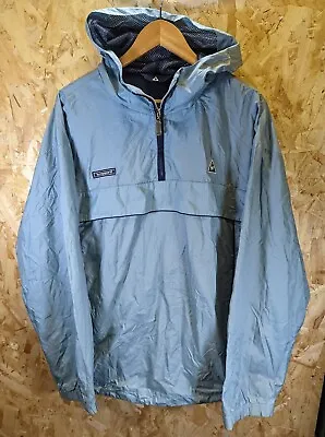 Le Coq Sportif Blue Teal Pullover 1/4 Zip Jacket Size Large  • £16.99