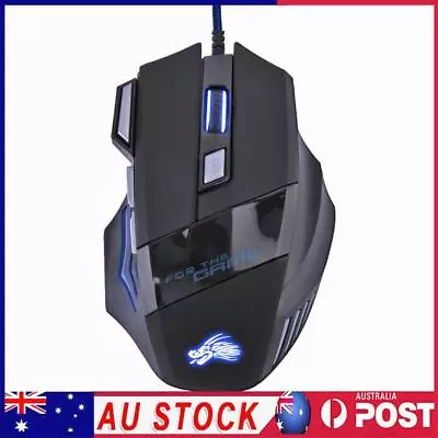 $12.99 • Buy New Version 5500 Dpi 7 Buttons Usb Led Optical Wired Gaming Game Mouse Mice
