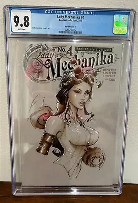 Lady Mechanika #4D Joe Benitez Solo Cover (LTD 500) CGC 9.8 Graded 14 Exist! • $250