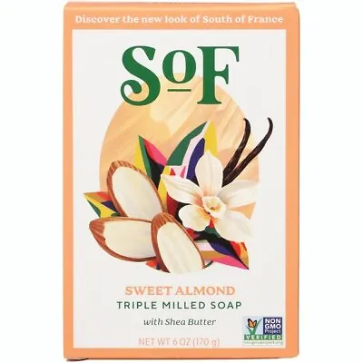 South Of France Triple Milled Soap - Sweet Almond 6 Oz Bar(S) • $7.77
