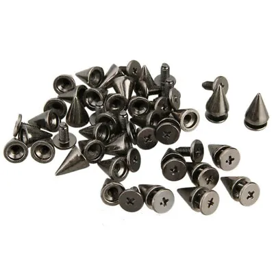 $3.82 • Buy 50Pcs/100pcs DIY Spots Cone Screw Metal Studs Leather Craft Rivet Pyramid Spikes