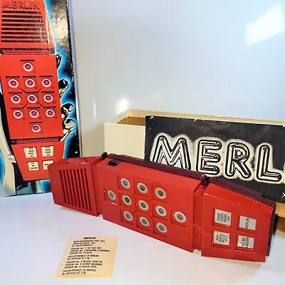 Vintage 1978 Merlin By Parker Brothers Handheld Electronic Game • $243.85