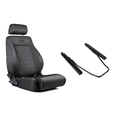 SAAS 4X4 Seat (1) With Rails Black Cloth ADR Compliant • $470