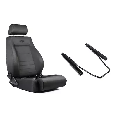 SAAS 4X4 Seat (1) With Sliders Black Cloth ADR Compliant • $470