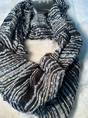 Mixit Scarf Infinity Scarves Black Multi One Size • $8.90