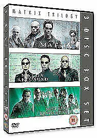 The Matrix Trilogy DVD (2007) Keanu Reeves Hunt (DIR) Cert 15 3 Discs • £4.13