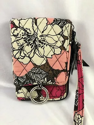 VERA BRADLEY Folding Wallet Wristlet (MOCHA ROUGE) • $10