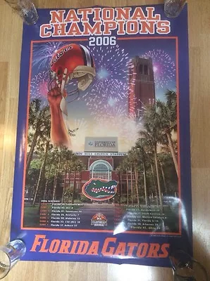 2006 FLORIDA GATORS BCS NATIONAL CHAMPIONS POSTER Lot Of 15 NEW SEALED TEBOW • $29.99