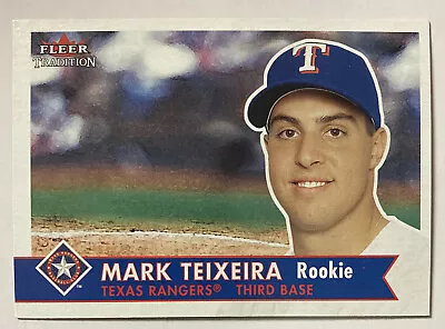 Mark Teixeira 2001 Fleer Tradition SP Rookie Card #470 (2468) • $3.95