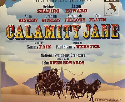 CALAMITY JANE - 1995 Studio Cast Recording 2 X CD AS NEW! Jay • £11.15
