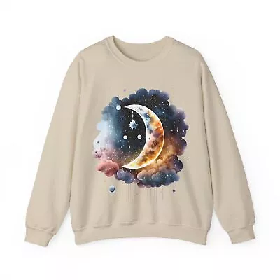 Magical Moon Sweatshirt Witchcore Mystic Moon Sweater Gift For Moon Lover • $29.90