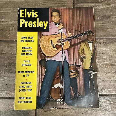 ELVIS PRESLEY 1956 Fan Magazine 100+ Photos Life Story • $34.95