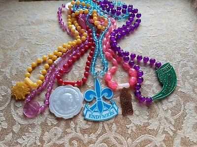 # K-Vintage Plastic New Orleans Mardi Gras Krewe Medallions • $12.75