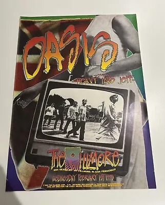Oasis Promo Poster The Fillmore 1995  • £80