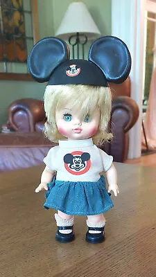 Vintage Mickey Mouse Mouseketeer Doll With Mouseketeer Hat • $17.95