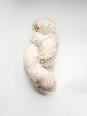 Undyed Merino Wool Silk Yarn 4 Ply DK Yarn To Dye Knitting Dyeing Wool - 100g • £6.90