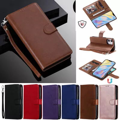 Detachable Wallet Leather Flip Case Cover For IPhone 15 14 13 12 11 Pro Max XR 8 • $21.49