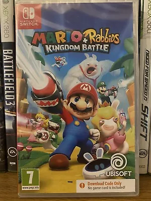 Mario + Rabbids Kingdom Battle (Nintendo Switch 2017) Brand New Sealed Code Box • £13.95