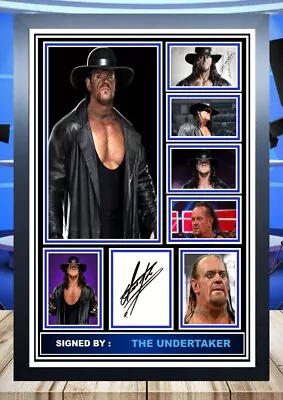 (575)  The Undertaker Wwe  Signed A4 Photograph Framed Unframed Reprint • £8.40