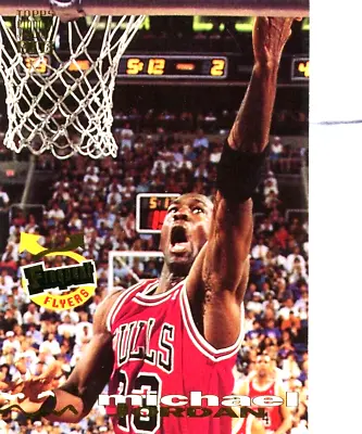 Michael Jordan 1993-94 Stadium Club Frequent Flyers Members Only Chicago Bulls • $4