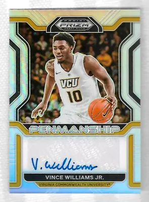 Vince Williams Jr 2022 Panini Prizm Draft Silver Rookie Autograph Auto #cp-vwj • $10