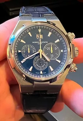 $23981 • Buy Vacheron Constantin Overseas Chronograph 49150/000A-97 Blue Dial Stainless Steel