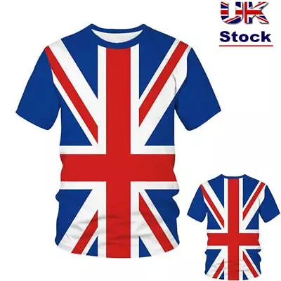 Jubilee Short Sleeve Union Jack T-Shirt Unisex Queen Elizabeth Crew Neck • £8.02