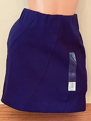 NWT Simply VERA WANG Purple Knit Skirt Elastic Waist Women's Small  • $18