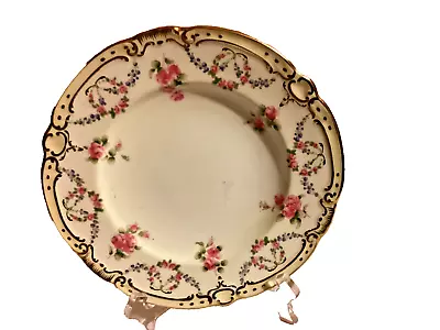 Antique Mintons For Tiffany & Co New York Gilded Floral  Dessert Plates • $60